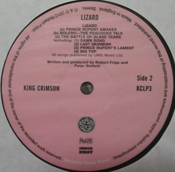 King Crimson - Lizard (KCLP3)