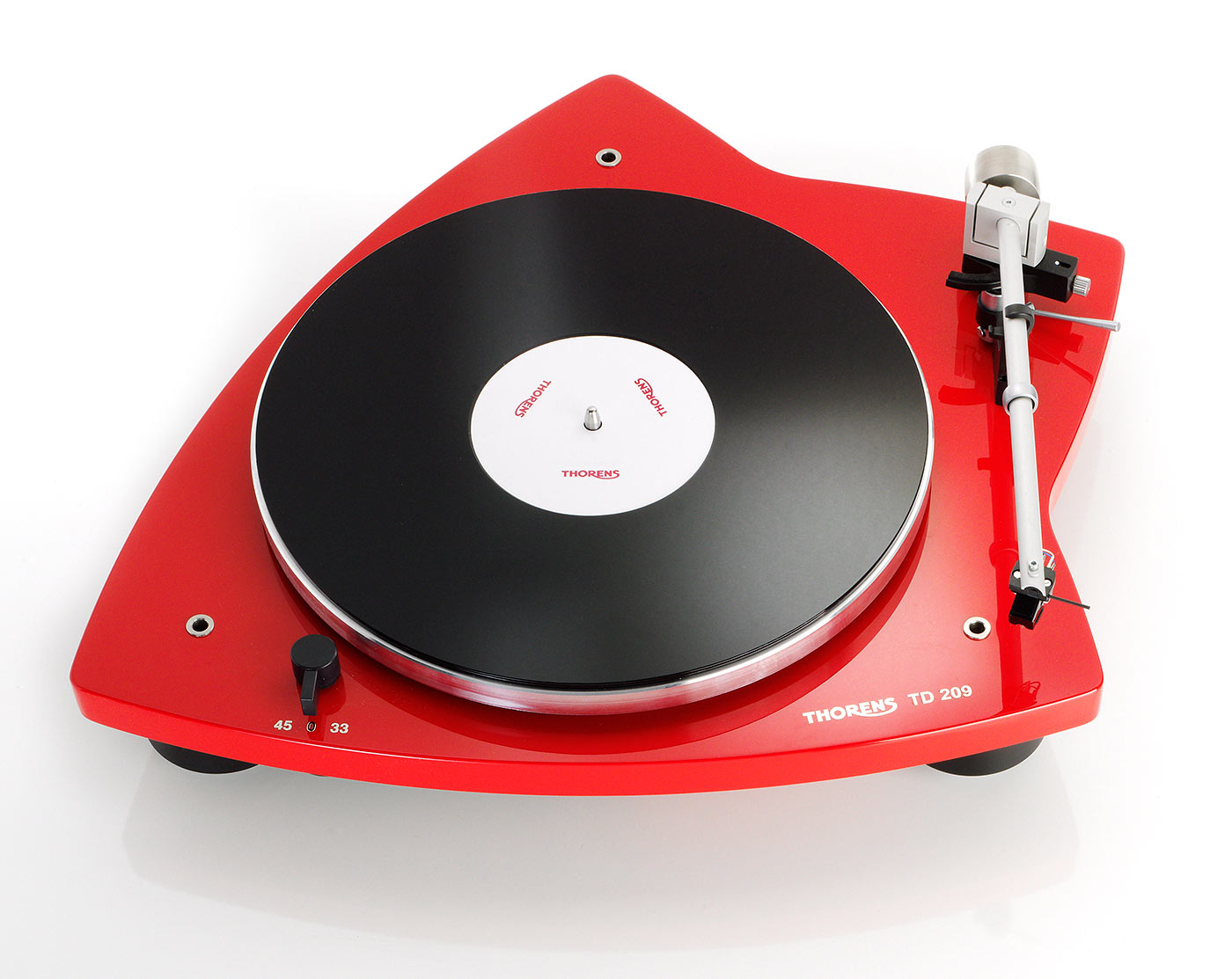 Thorens TD 209 highgloss red