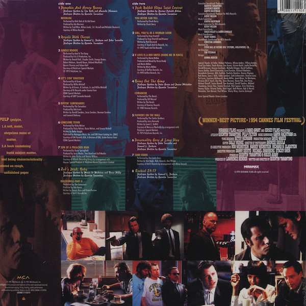 OST - Pulp Fiction [Original Motion Picture Soundtrack] (0008811110314)