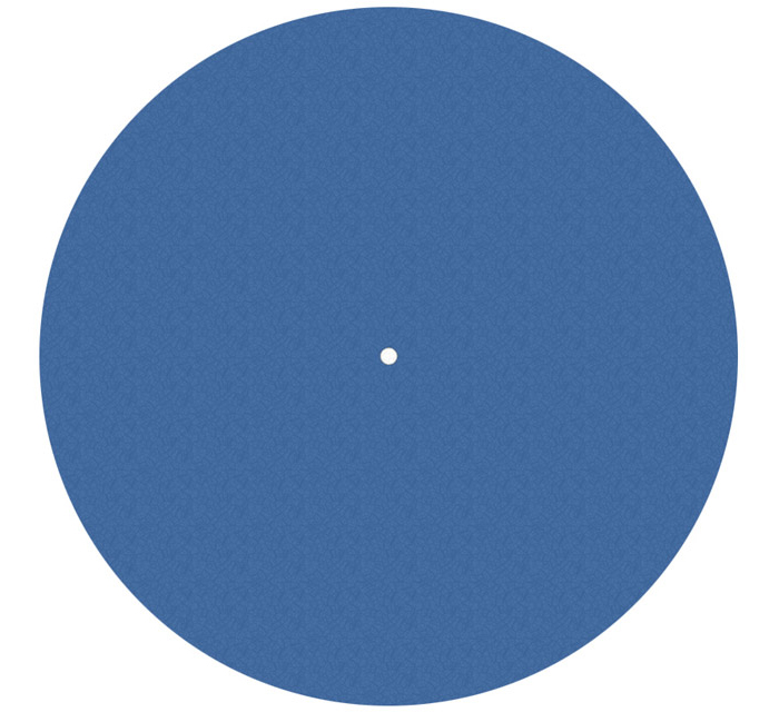 Pro-Ject Felt Mat 300mm blue