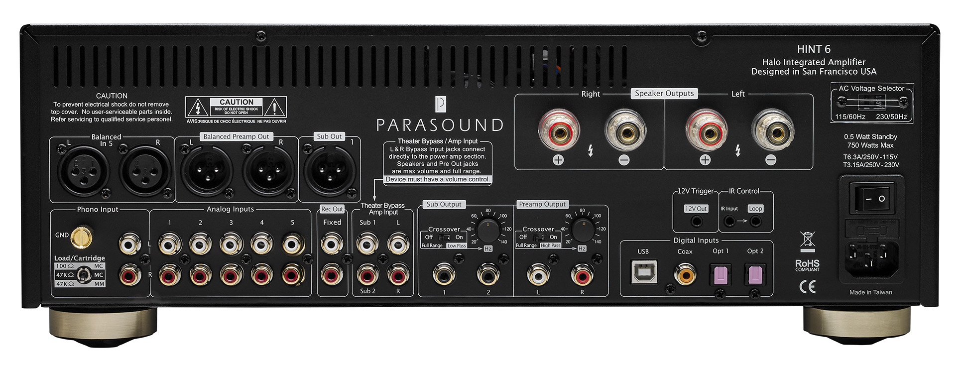 Parasound HINT 6 black