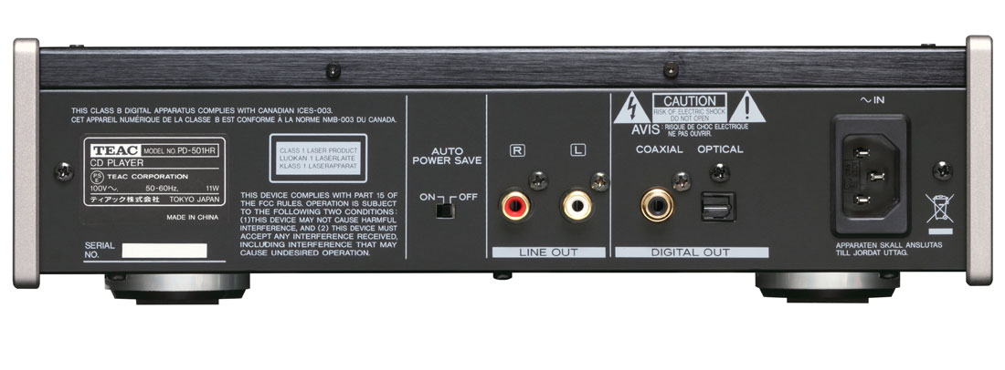 Teac PD-501HR silver