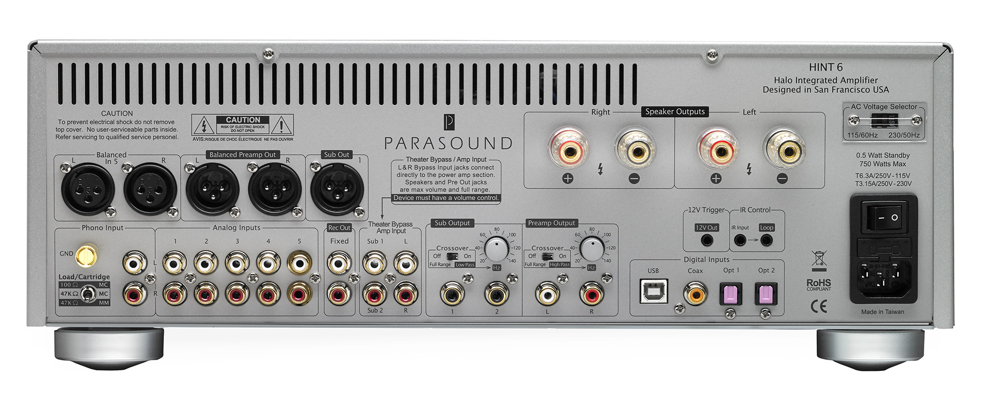 Parasound HINT 6 silver