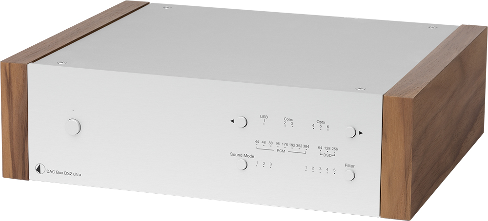 Pro-Ject DAC Box DS2 Ultra silver/walnut