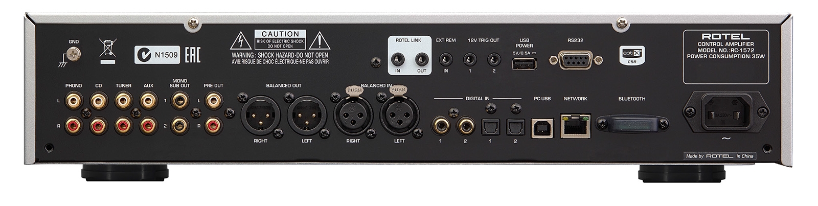 Rotel RC-1572 silver