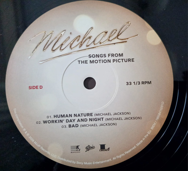 OST - Michael Jackson - Michael [Original Motion Picture Soundtrack] (199584152912)