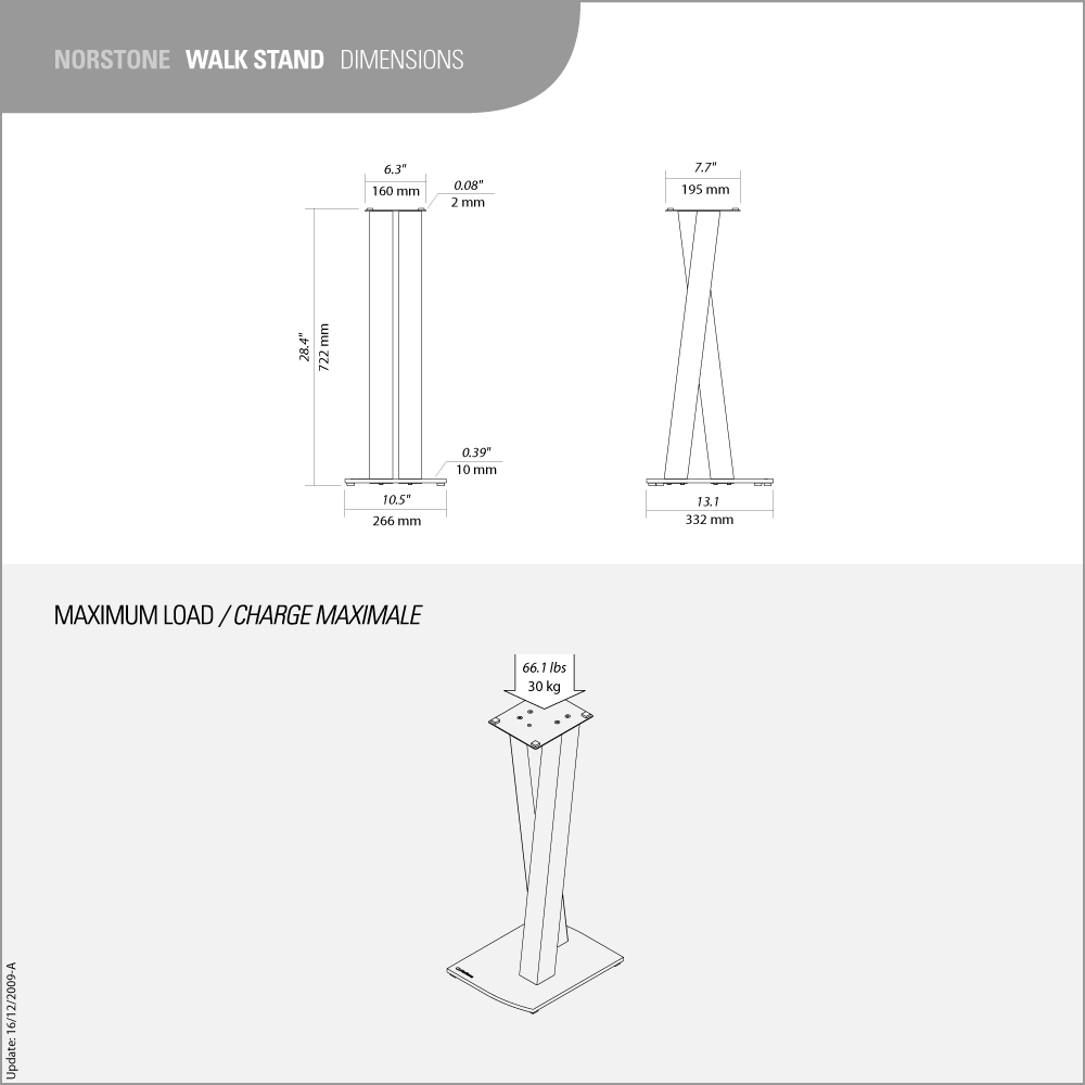 NorStone Walk Stand black