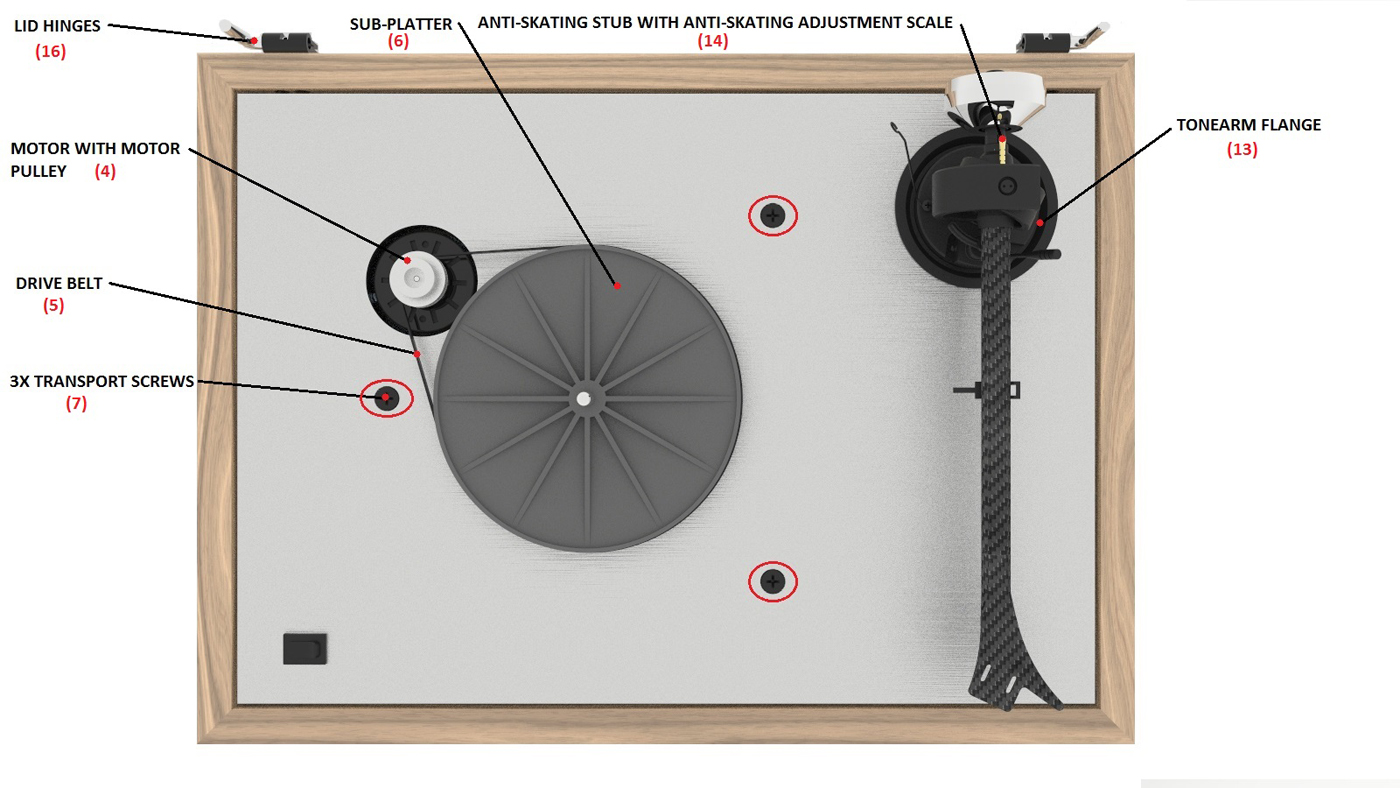 Pro-Ject The Classic rosenut