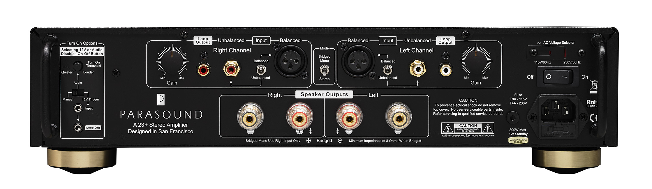 Parasound A23+ black