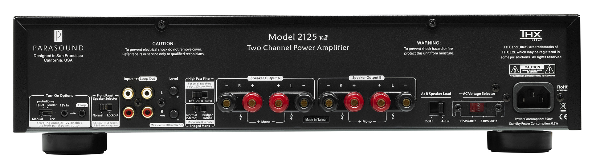 Parasound 2125 v2 black