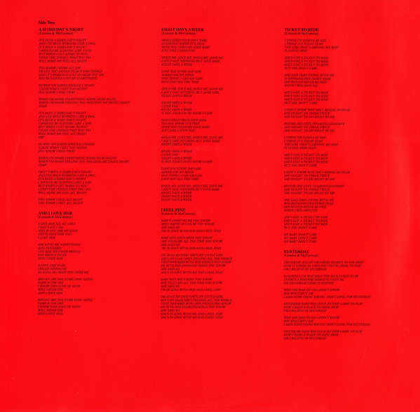 The Beatles - 1962-1966 (0602455920539)