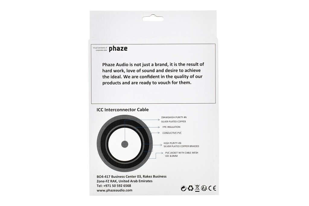 Phaze Audio ICC RCA-RCA 0.5m