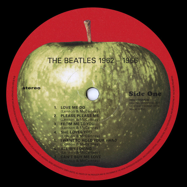 The Beatles - 1962-1966 (0602455920539)
