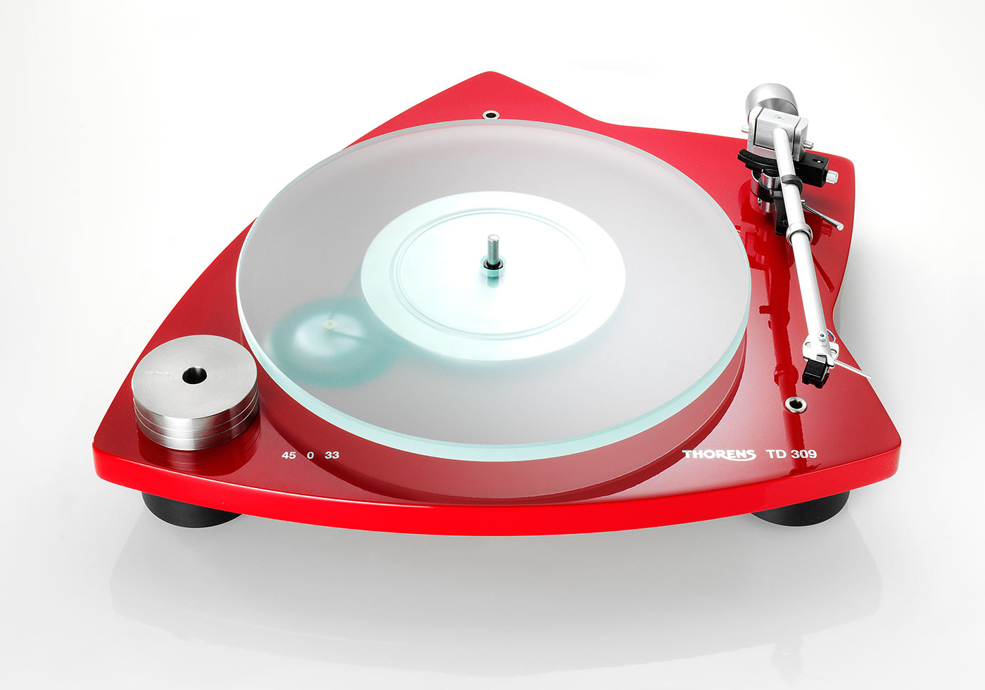 Thorens TD 309 highgloss red