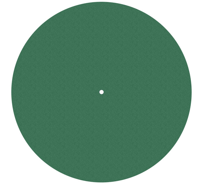 Pro-Ject Felt Mat 300mm green