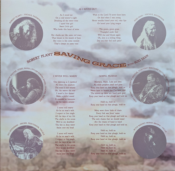 Robert Plant with Suzi Dian - Saving Grace [Black Vinyl] (075597895704)