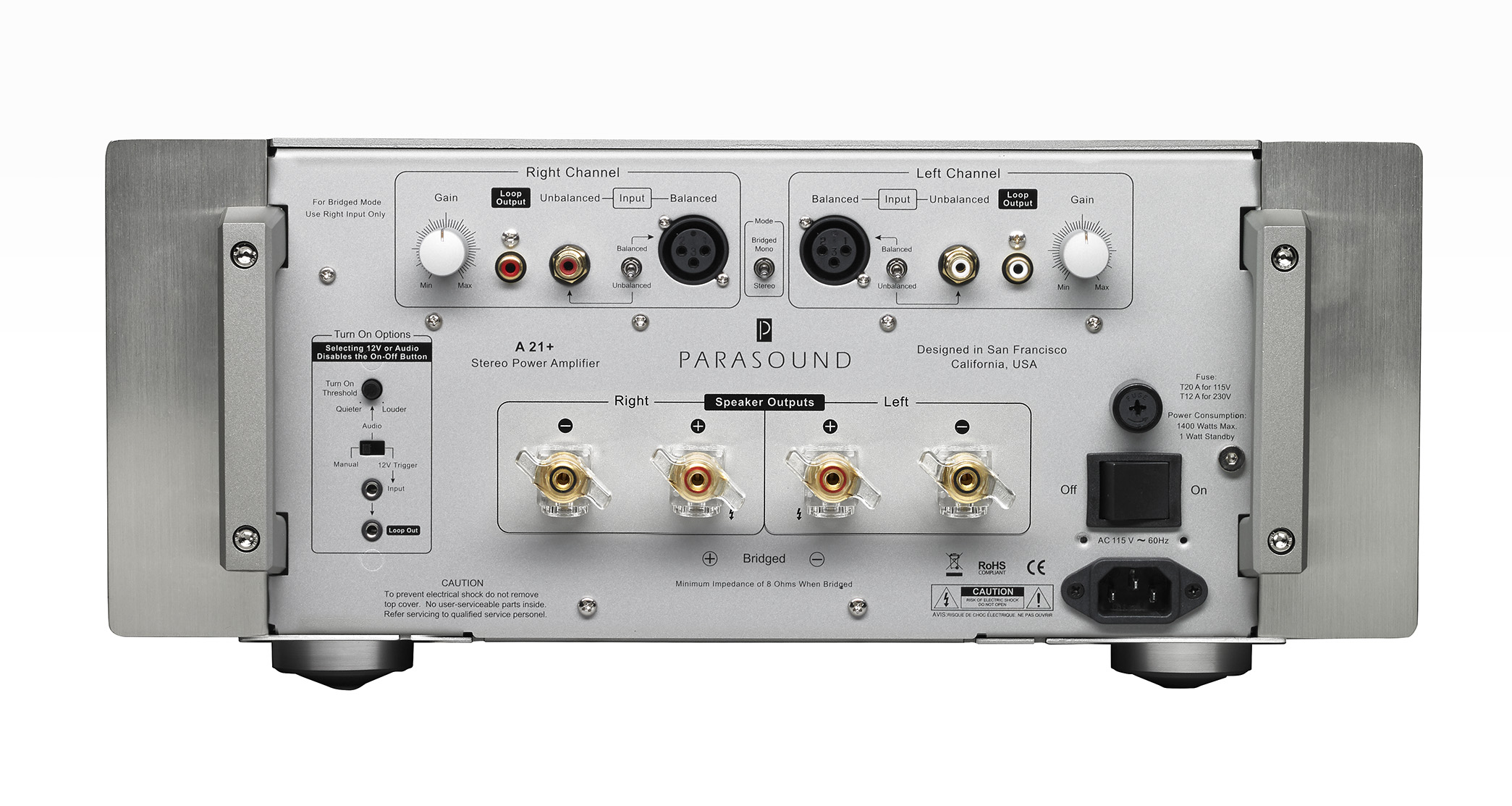 Parasound A21+ silver