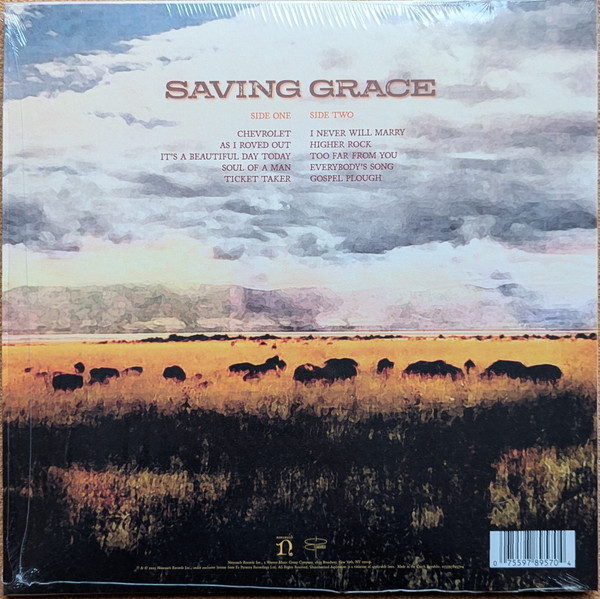 Robert Plant with Suzi Dian - Saving Grace [Black Vinyl] (075597895704)