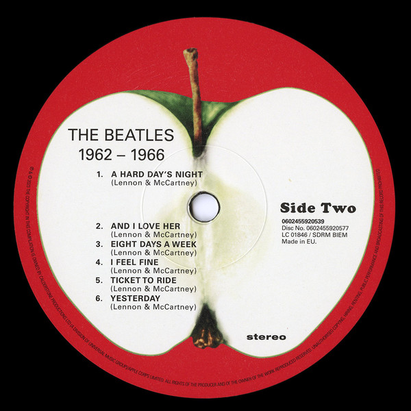 The Beatles - 1962-1966 (0602455920539)