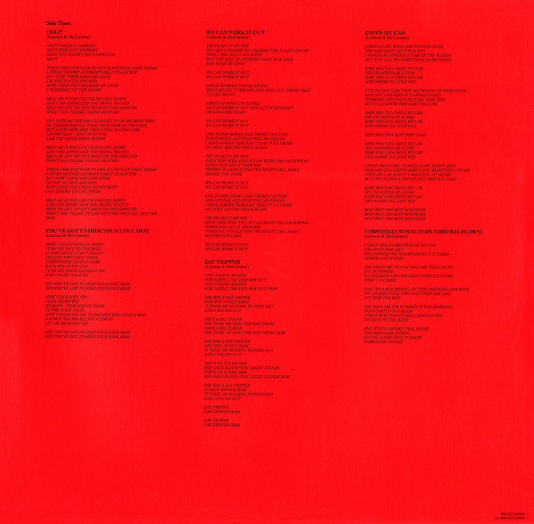 The Beatles - 1962-1966 (0602455920539)