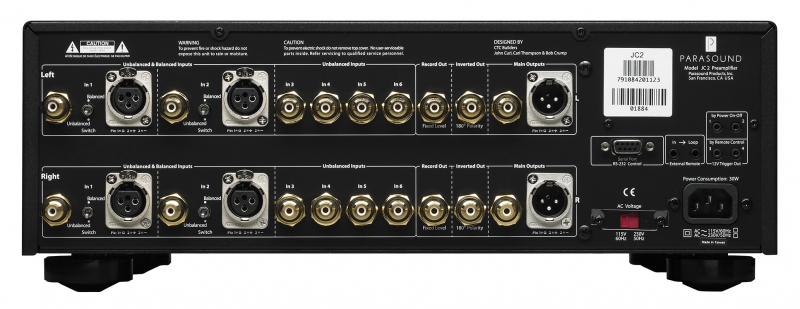 Parasound JC2 BP black