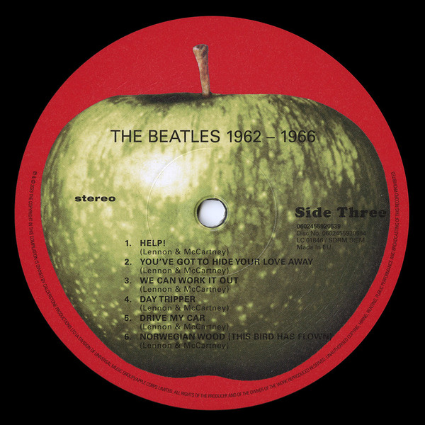 The Beatles - 1962-1966 (0602455920539)
