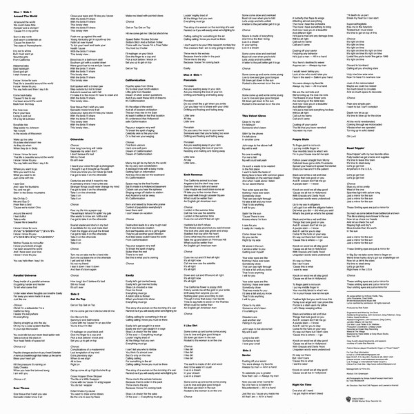 Red Hot Chili Peppers - Californication (093624738619)