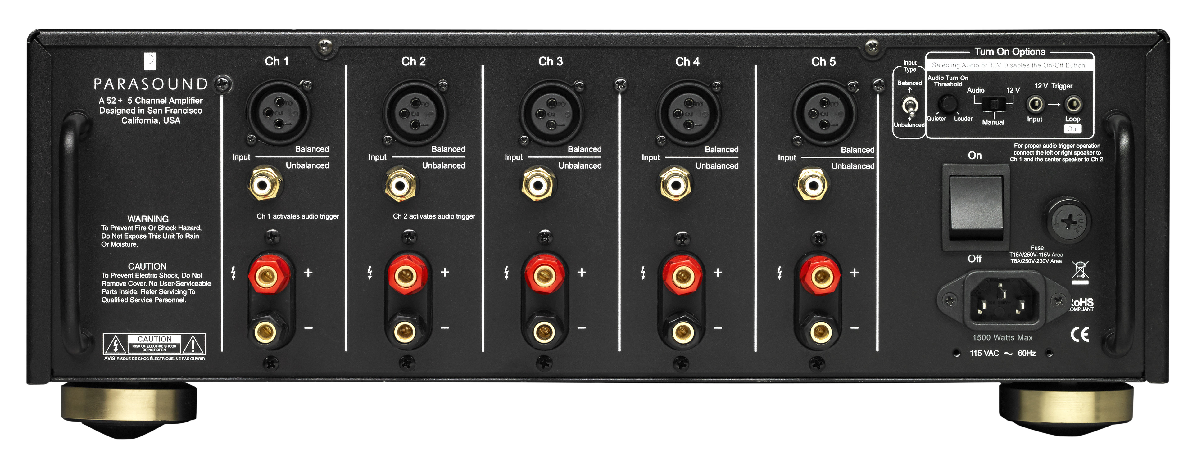Parasound A52+ black