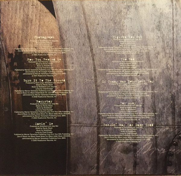 Nickelback - The Best Of Nickelback (Volume 1) (081227942496)